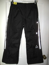 NEW GERRY BOYS GIRLS CARGO SKI SNOW PANTS SZ 7/8 BLACK INSULATED NWT