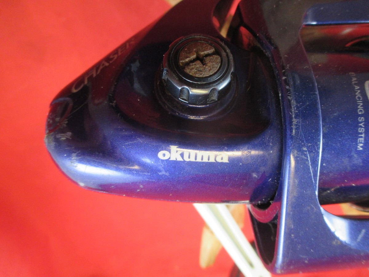 OKUMA BX-40 F Chaser X RES II 40 SF USED WITH FISHING LINE SEE
