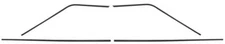 1964-65 Chevelle, Tempest, Cutlass & Skylark Wagon Headliner Molding Side 4-Pcs