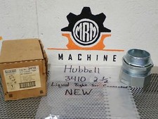 Hubbell 3410 2-1/2" Liquid Tight Str. Connector New Fast Free Shipping