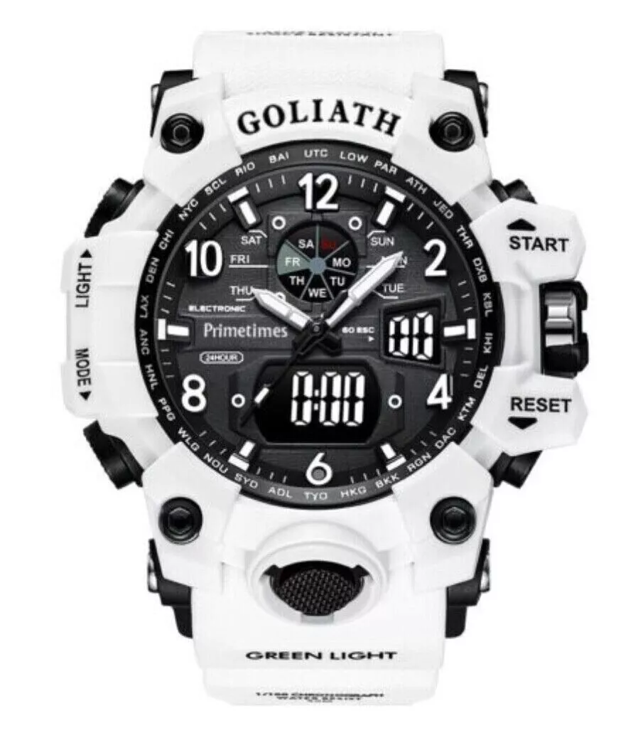 Sport watch best sale white