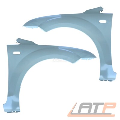 2x KOTFLÜGEL VORNE LINKS RECHTS MIT BLINKERLOCH FÜR FORD FOCUS 2 BJ 04-12