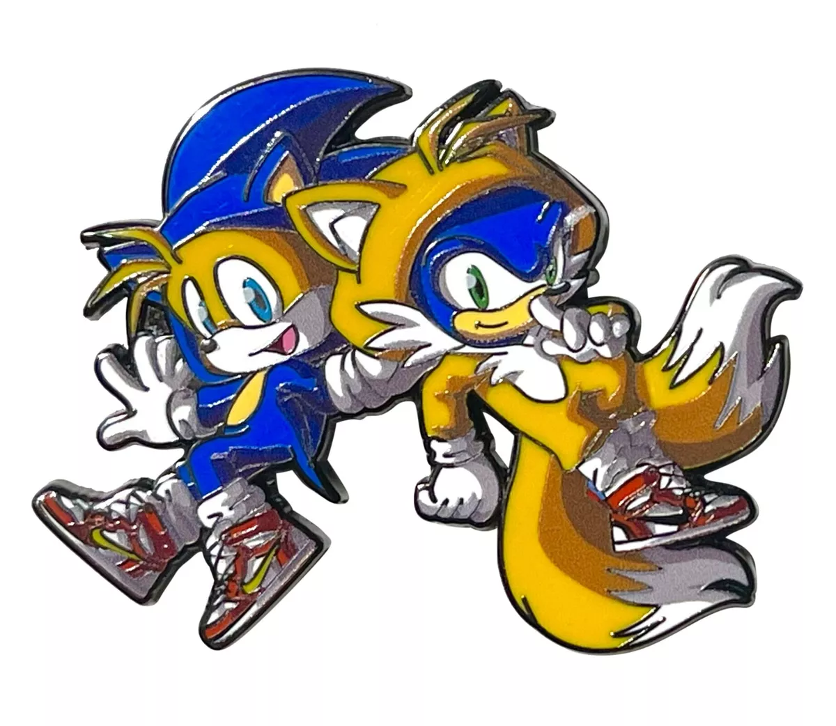  Speedy Sonic - Classic Sonic The Hedgehog Collectible Pin :  Clothing, Shoes & Jewelry