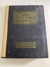 Vtg MoToR's Auto Repair Manual 1948 12th Ed Third Printing Car Shop Book  📕abp