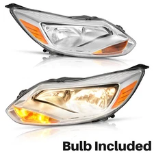 For Ford Focus 4-Door Sedan /Hatchback 2012-2014 Headlights W/Bulbs Left & Right