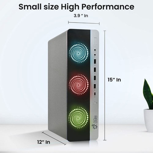 HP RGB 800 G3 Desktop Gaming PC Intel i5-6500 64GB 2TB SSD HDD NVIDIA GTX Win 11 - Bild 3 von 10