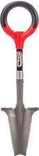 Radius Garden 22411 Root Slayer Mini-Digger Shovel, Red Perennial Shovel