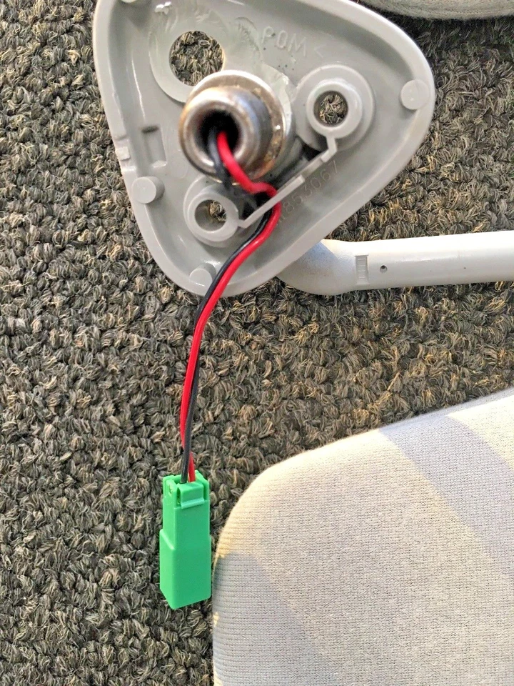 2005-2007 Ford Five Hundred Sun Visor PASSAGEIRO & MOTORISTA Side CINZA FABRICANTE DE EQUIPAMENTO ORIGINAL - Imagem 3 de 4