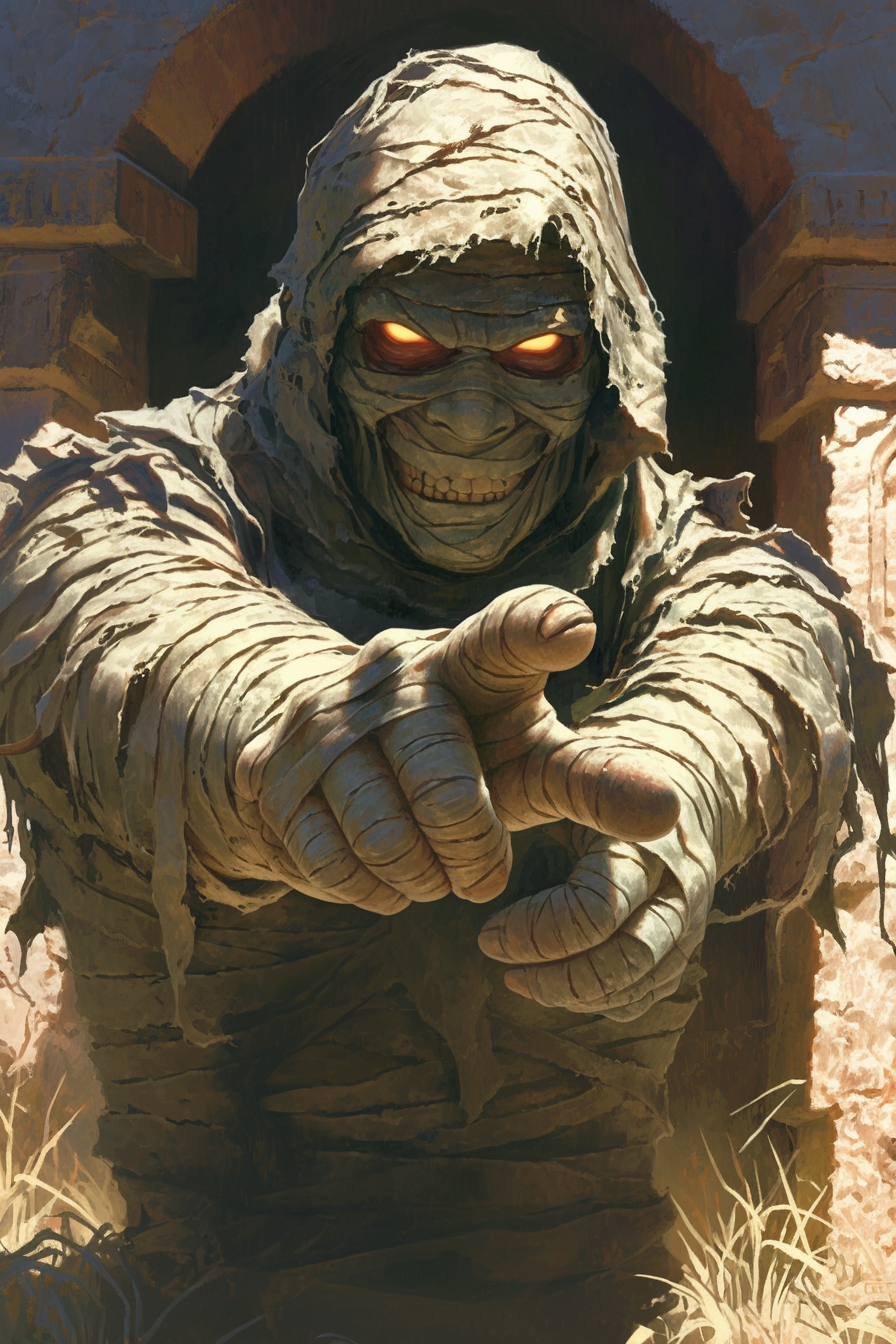 THE MUMMY Fine Art Print 13x19 Limited Edition 1 of 30 Horror Monster