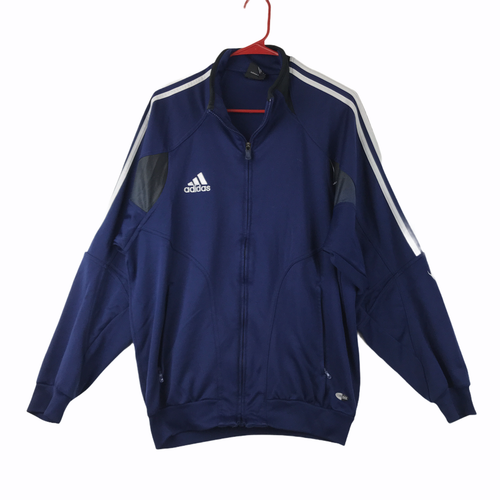 Adidas Mens Medium M Blue Full Zip Jacket eBay