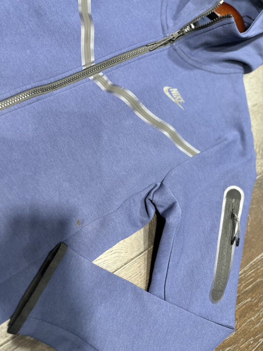 Nike Sportswear Tech Fleece Full-Zip Hoodie Blue multi size