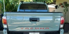RED Tailgate Insert Letters Decal Vinyl Stickers for Toyota Tacoma 2016-2023 New