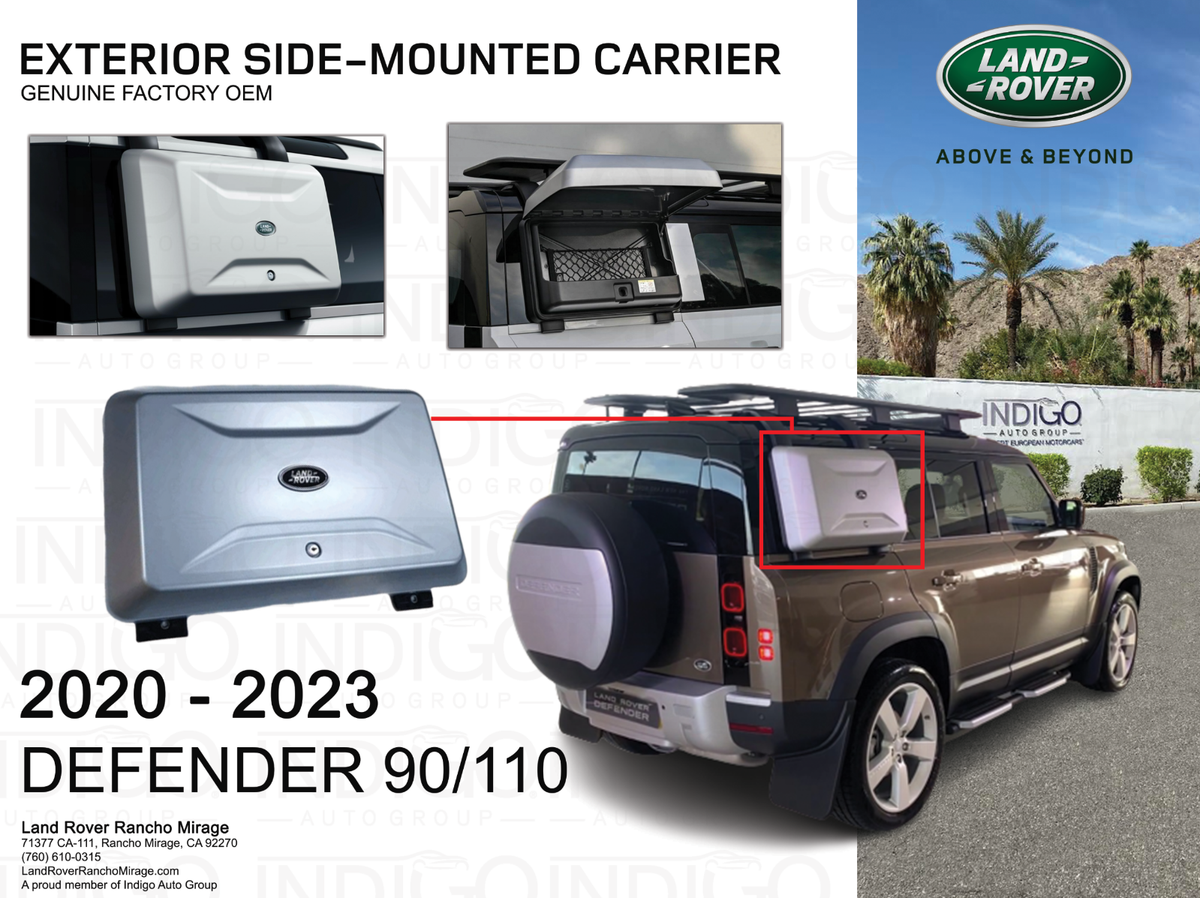 OEM Silver Exterior Side Mounted Gear Box Carrier Fit For LR
