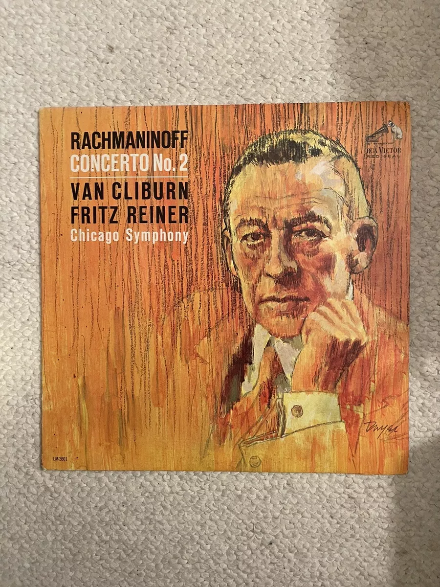 RACHMANINOV Piano Concerto 2 CLIBURN REINER CSO RCA LIVING STEREO LSC 2601 ED1
