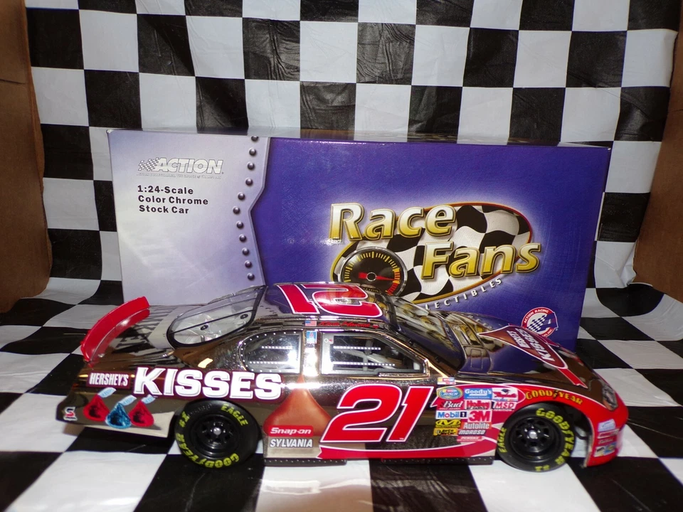 Kevin Harvick #21 Edizione Speciale Hershey's Baci 2004 1:24 Gara Tifosi 105910 - Immagine 2 di 4