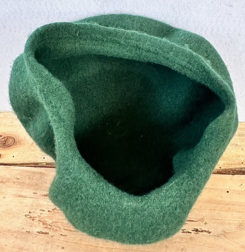French Green Beret Hat Wool Blend Heritage Preppy Old Money - Picture 2 of 2