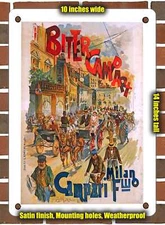 Metal Sign - 1894 Bitter Campari - 10x14 Inches