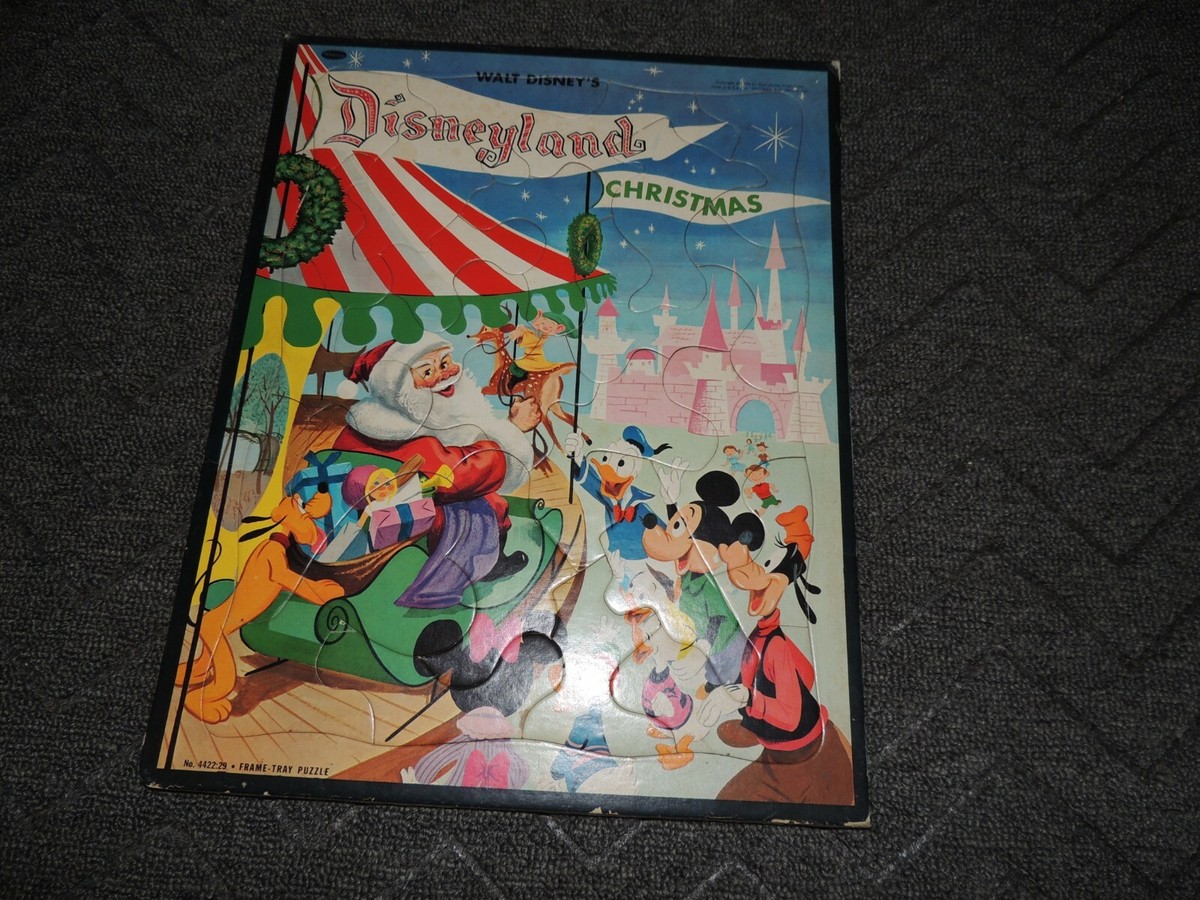 Walt Disney’s Disneyland 1956 Walt Disney's Disneyland Christmas Frame Tray Puzzle | eBay