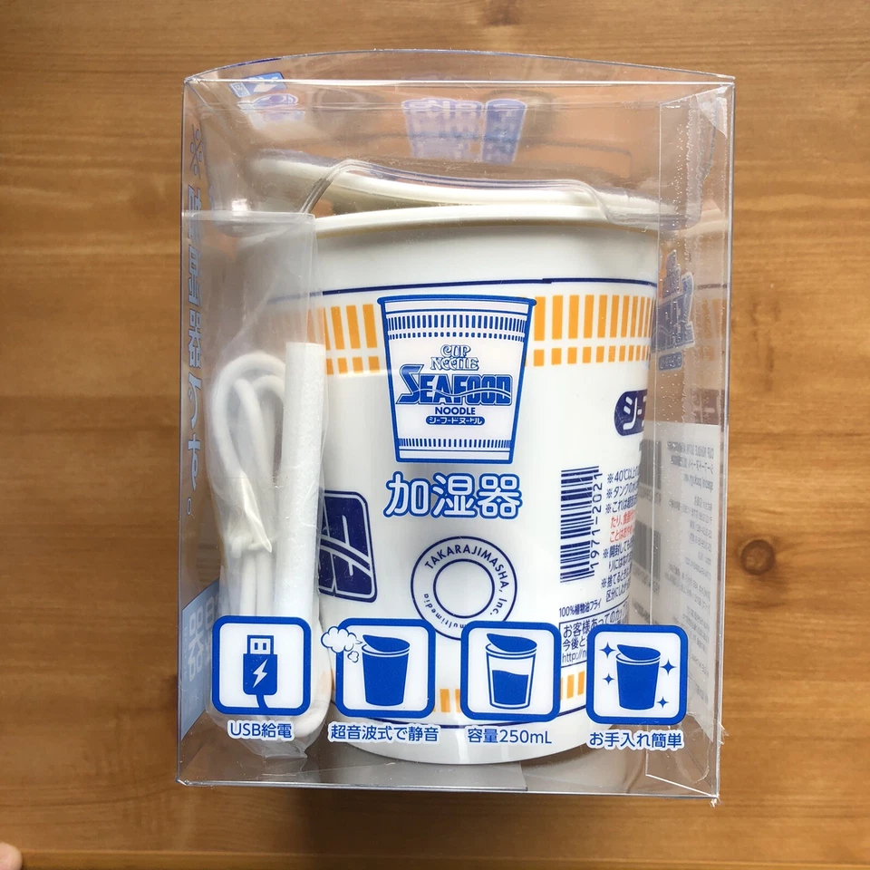 Sea Food Noodle Cup Noodle 50th Anniversary Humidifier Takarajima Nissin Japan - Image 3 of 4
