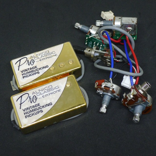Epiphone USA Classic Pro Alnico Pickups Quick Connect Gold for sale