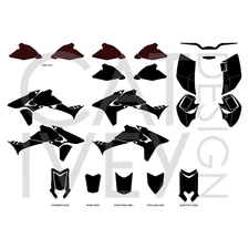 HONDA TRX450r 2005-2014 ATV Racing Template Vector Digital File