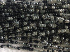 Glass Seed Beads Lot of 20 Feet, 5- 48” Strand Each. Free Shipping