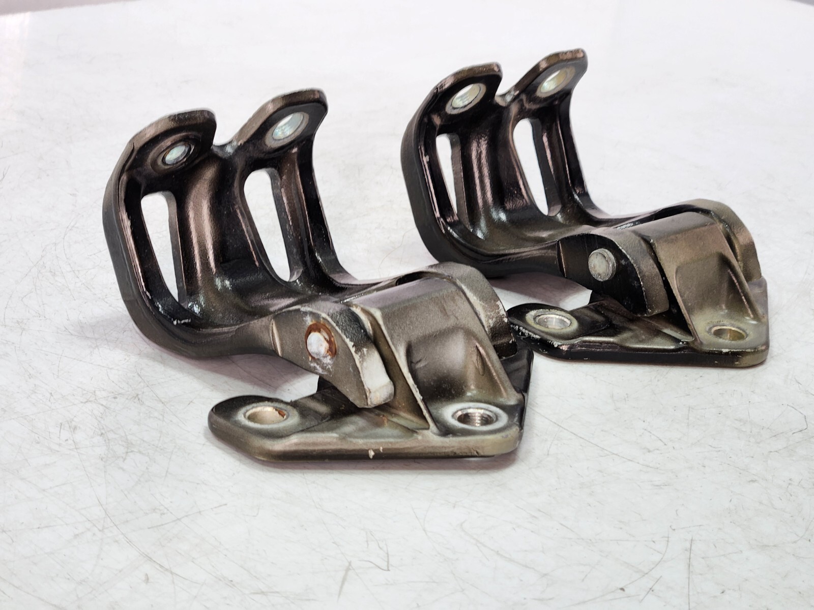 ✅ 11-16 OEM Ferrari FF Front Right Passenger Door Hinge Upper Lower Black SET