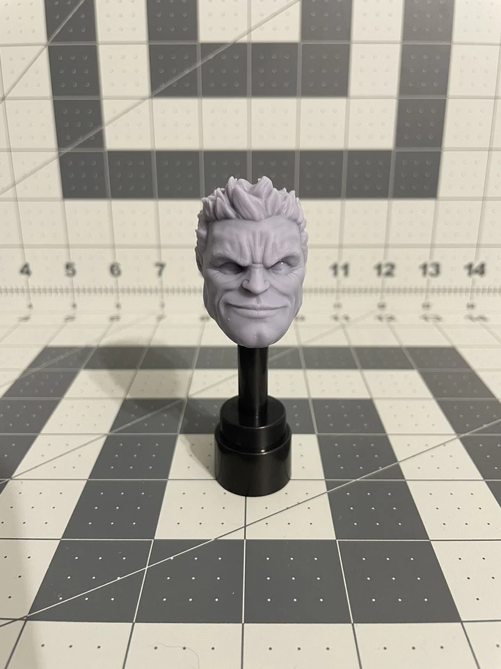 Impreso en 3D - 1/12 Spike Hair Smiling Hulk Headculpt MS Immortal Hulk Body Scale Foto 3 de 4