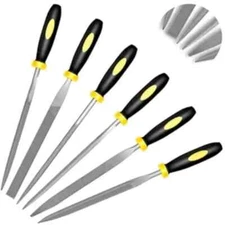 6Pcs Metal Needle File Set Small Hardened Carbon Steel File Mini Hand Metal Tool