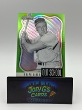 2021 Prizm Old School Lime Green 58/125 #OS-10 Ralph Kiner Pitts Pirates Card Z9