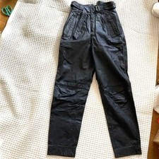 Vintage North Beach Black Leather Pants Size S - Excellent Condition