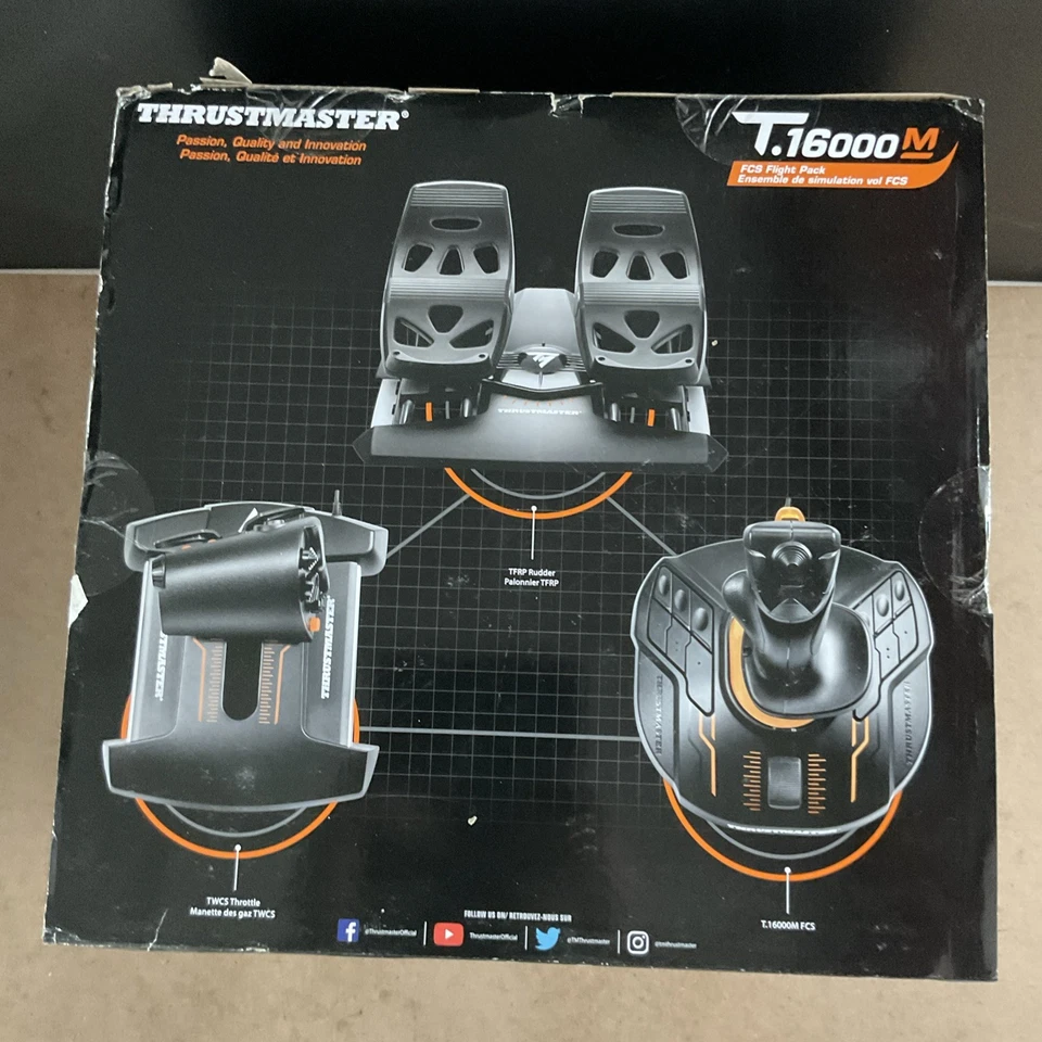 Thrustmaster T.16000M FCS Flight Simulation Game New - Image 2 of 4