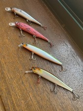 Jerkbait. Set of 4 minnows. Also for and Megabass fans. For sea bass, black