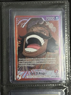 One Piece Card Game OP13   Gol D. Roger   Leader Alt Art (PSA 10 Potenzial)