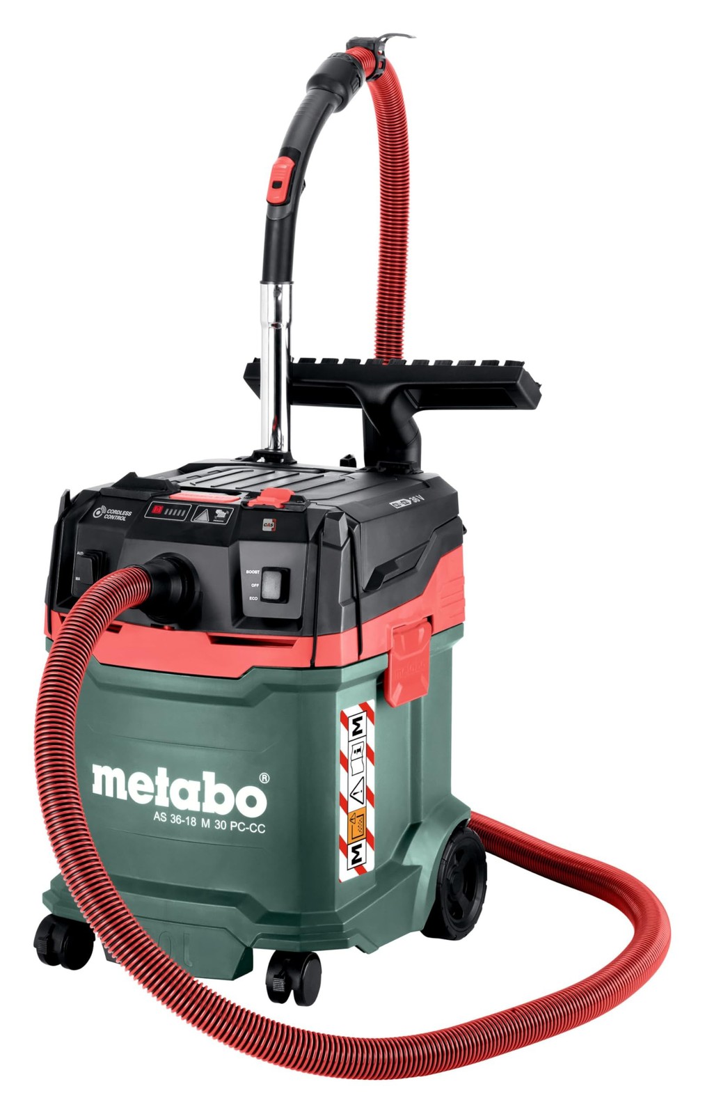 Metabo 602074850 AS 36-18 M 30 PZ CC Aspirapolvere Senza Fili Classe M Solo Corpo