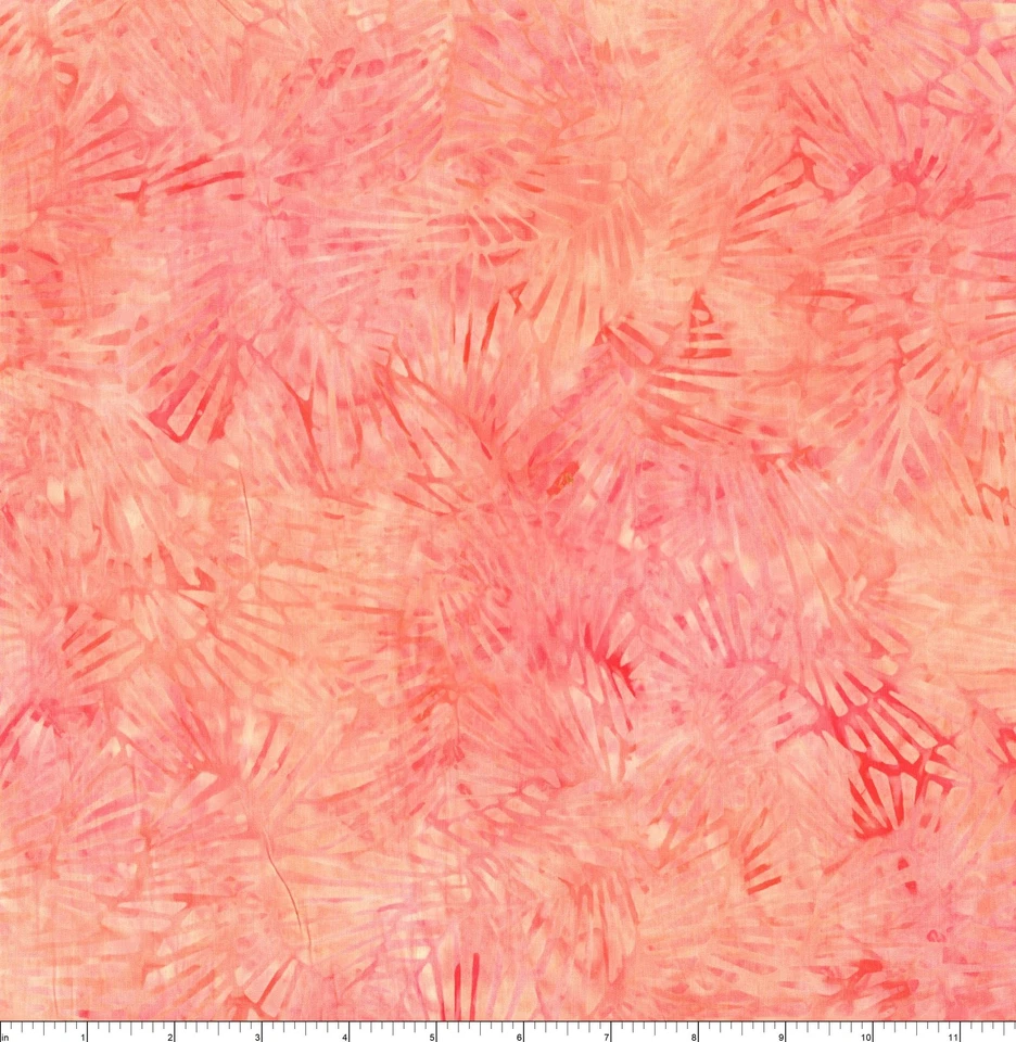 Wilmington 蜡染 - Desert Blossom - 粉丝 - 粉红色,织物 BTY — 第 2/4 张图片