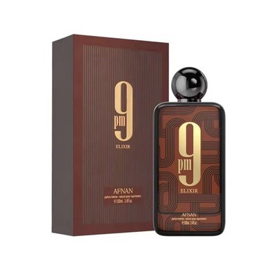Afnan 9 PM Elixir Unisex Extrait De Parfum, 3.4 Fl. Oz