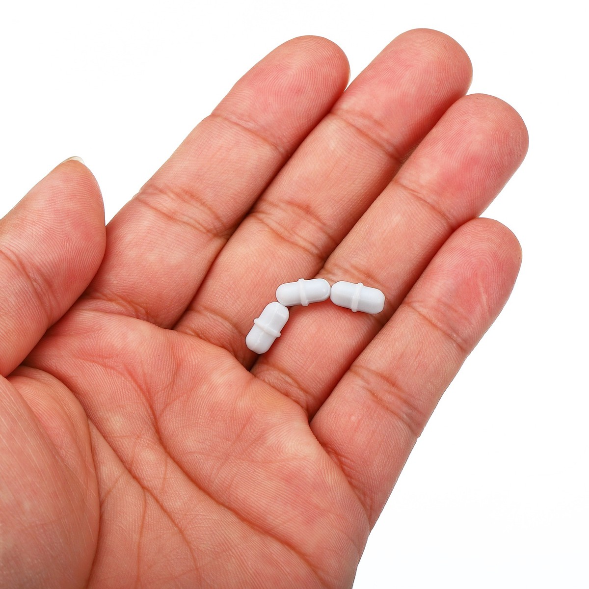 8 Barreaux Aimantés PTFE 15 Mm Pour Agitateur Magnétique – Forme Cylindrique, Revêtement Lisse