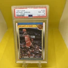 1988-89 Fleer All-Star Michael Jordan #120 Basketball Card PSA 8 NM MT Bulls HOT