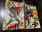 Vintage X-Men Comic Lot #56 & #63 Marvel Silver Age Magneto Power