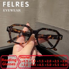 Classic Oval Anti Blue Light Reading Glasses For Men Women Clear Lens Glasses