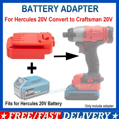 #ad #ad Adapter For Hercules 20V Battery Convert to for Craftsman 20V V 20 Power Tool $19.69