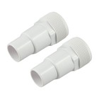 Pool Filter Pump Hose Adapter/1 1/4in-1 1/2in Thread 1.5in Fitting PVC 417-6060