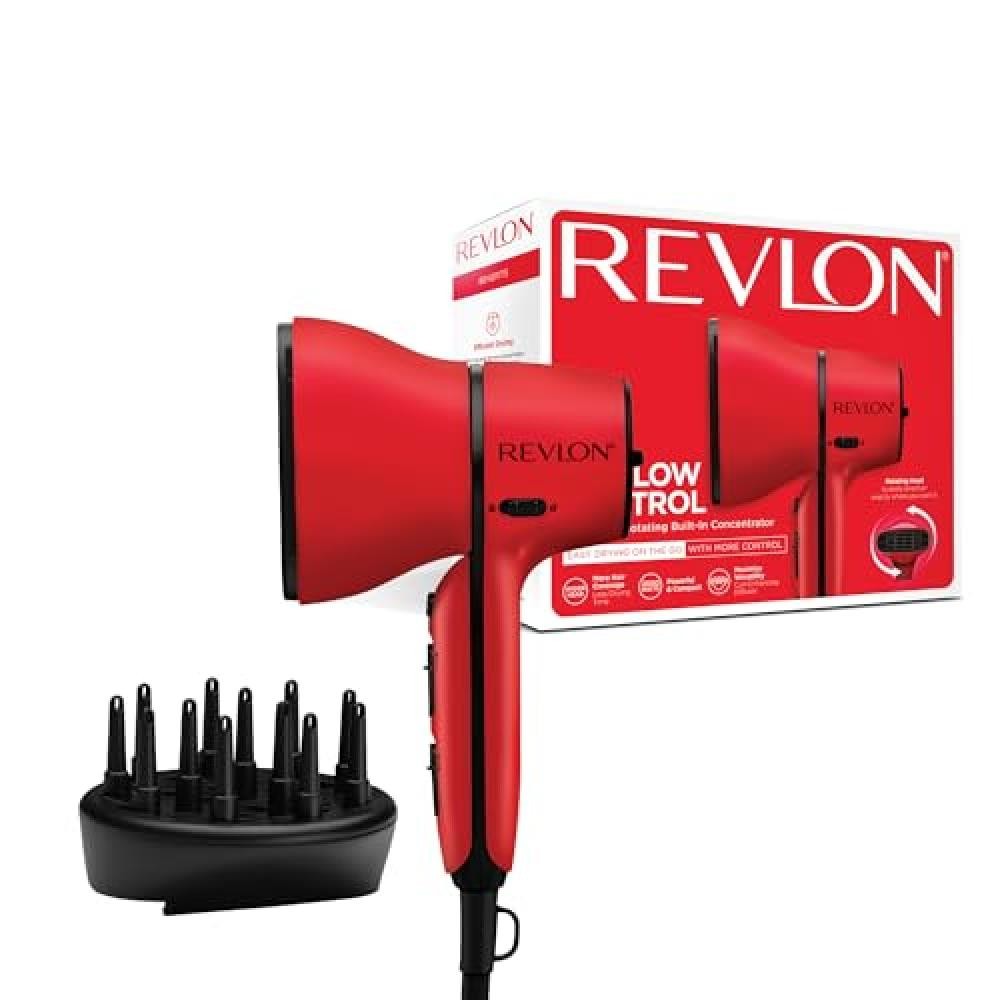 Revlon Asciugacapelli Airflow Control || Asciugacapelli compatto con concentrato