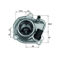 Thermostat KüHlmittel Mahle TI 29 87 FüR Chrysler PT Cruiser