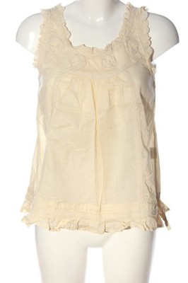 QED LONDON Basic Top Damen Top Gr. DE 38 creme Casual-Look