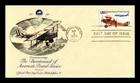DR JIM STAMPS US COVER POSTAL SERVICE BICENTENNIAL AIRPLANES FDC FLEETWOOD