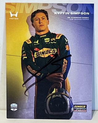 #ad 2026 Signed Kyffin Simpson Hero Card #8 Sunoco Ganassi Honda Indy Car Grand Prix $12.99