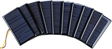 Mini Pannelli Solari Policristallini Da 5V 60Ma 68Mm X 37Mm per Celle Solari Fai