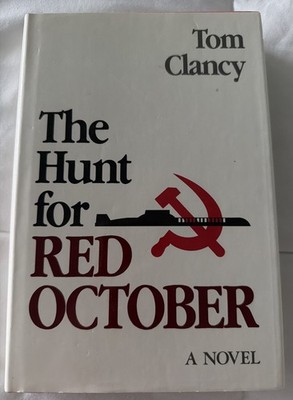The Hunt for Red October by Tom Clancy First Edition, Later Printing HCDJ